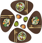 Faux Leather Placemats and Coasters by CaSail