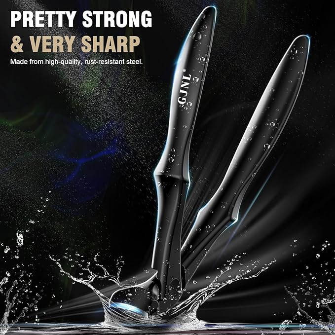 2025 Toenail Clippers for Thick Toenails for Seniors, Upgraded Long Handle Angled Head Toe Nail Clippers for Men with Wide Opening, Sharp Heavy Duty Large Nail Cutter Stocking Stuffers Gifts for Men