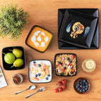 vancasso Soho Dinnerware Sets 12 Pieces, Plates and Bowls Sets, Dinner Plate - Image 8