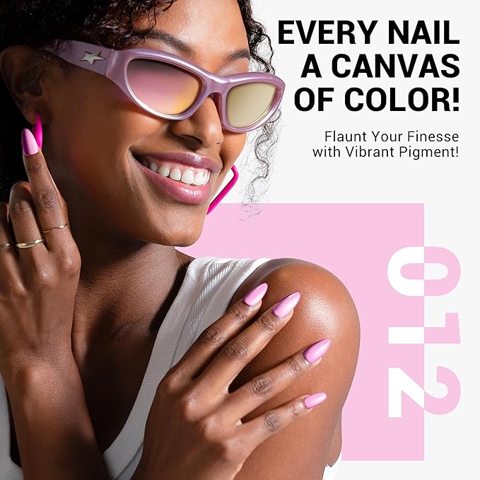 MelodySusie Thick Macaron Pink Gel Nail Polish,0.5 Fl Oz Nails Soak Off UV LED Funny Bunny Creamy Pink Gel Polish Gift for Women Nail Art Manicure Salon DIY Nail Design-012