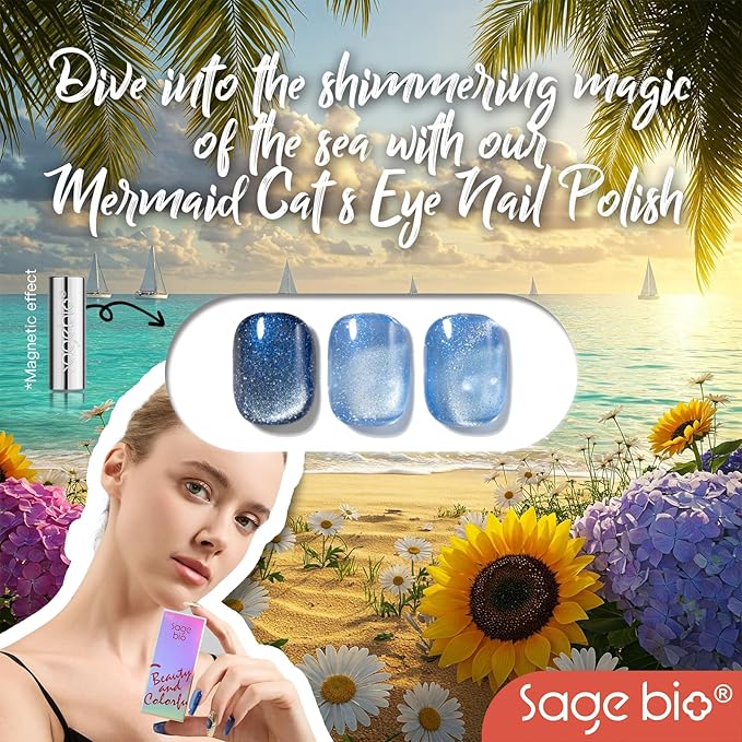 Cat Eye Gel Nail Polish, 15ml Magnetic Gel, High-Gloss Finish, Long-Lasting, DIY Manicure Kit with Magnet Stick, Stunning 3D Magnetic Effect, 05