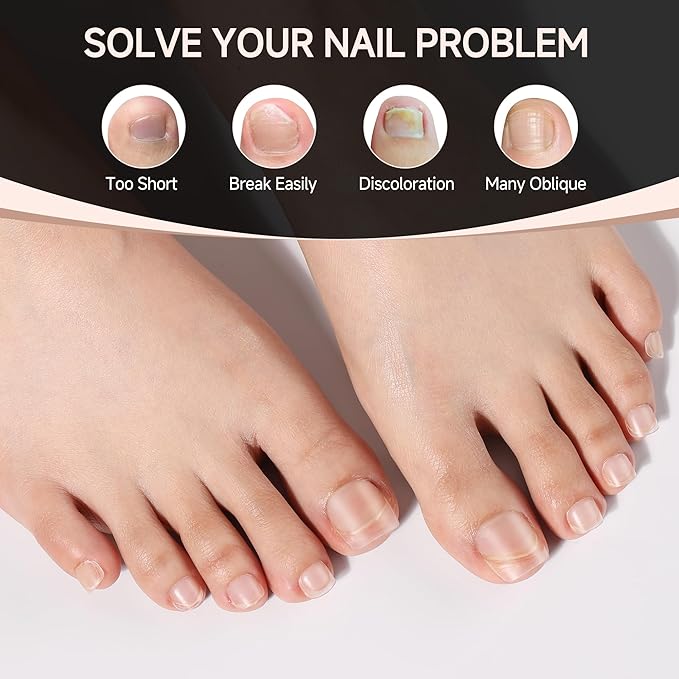 UNA GELLA Toe Nail Tips 312 Pcs Square Round Full Cover Fake Toe Nails Press On Clear 15 Sizes Pre-Shape Soft Gel Toe Nail Tips Double Matte Acrylic Toenails for Nail Extensions DIY Home Nail Salon