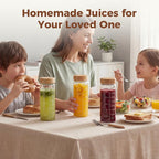 16 oz Round Glass Juice Bottles - Image 5
