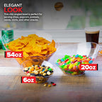 6oz Clear Plastic Serving Bowls Small Disposable Candy Dishes, Buffet Containers - Image 5
