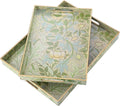 2 Pcs Serving Trays with Handles, Plastic Tray by Unknown