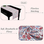 Pigeon Blue Hand Block Print 100% Cotton Table Runner 16x70 Inch | Perfect - Image 4