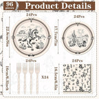 Rakuto Western Party Tableware Decorations - Image 2