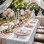 60pcs Pink Plastic Plates - Image 5