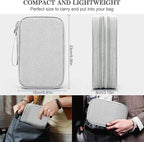 FYY Electronic Organizer, Travel Tech Pouch Bag, Waterproof, Double Layers - Image 2