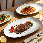 Roeveca Serving Platters, 16/14.3/13.1Inches Large Serving Dishes - Image 2