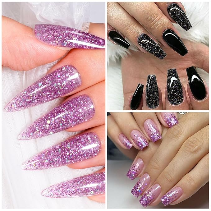 MEET ACROSS Poly Nail Gel 10Pcs Nail Extension Gel Set and Nail Extension Starter Kit for Beginners Nail Art DIY Home Gifts for Women (SET-7, 10pcs)