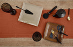Solino Home 100% Pure Linen Table Runner Cinnamon Hemstitch, 14 x 60 in | - Image 4