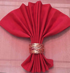 ITOS365 Handmade Round Mesh Napkin Rings Holder - Image 2
