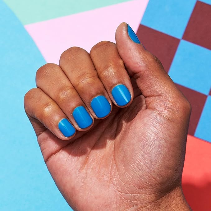 essie Salon-Quality Nail Polish, Vegan, Odd Squad, Blue, Offbeat Chic, 0.46 fl oz
