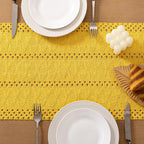 Boho Table Runner Summer Farmhouse Rustic Dining Dresser Scarf Home Decor | - Image 5
