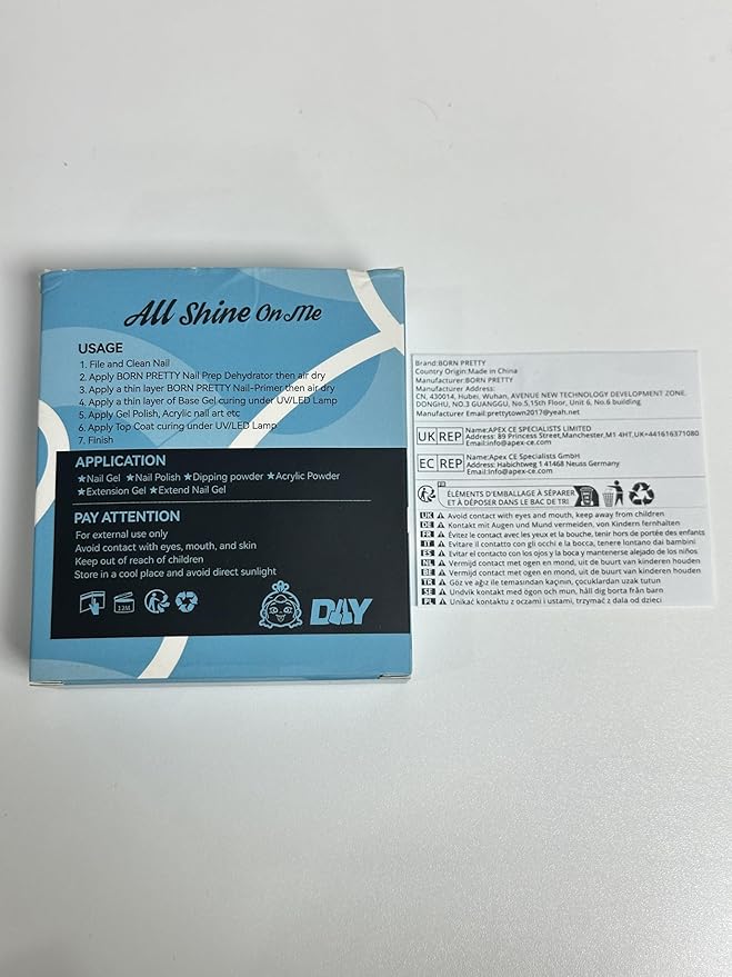 Born Pretty Nail Dehydrate and Primer, 15ml HEMA&TPO Free Dehydrator for Acrylic and Gel Nail Polish, Non Acid Primer for U V Gels, No Burn Fast Air Dry Nail Prep Dehydrator Set, 0.5oz