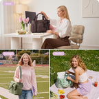LOVEVOOK Insulated Lunch Box for Women, Adult Lunch Cooler Tote Bag - Image 8