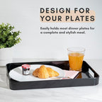 11.5 x 16 Inch Large Rectangle Stackable Melamine Serving Tray - Image 7