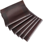 Table Placemats Dining Table Place Mats Set of 6 Heat Resistant Insulation - Image 2