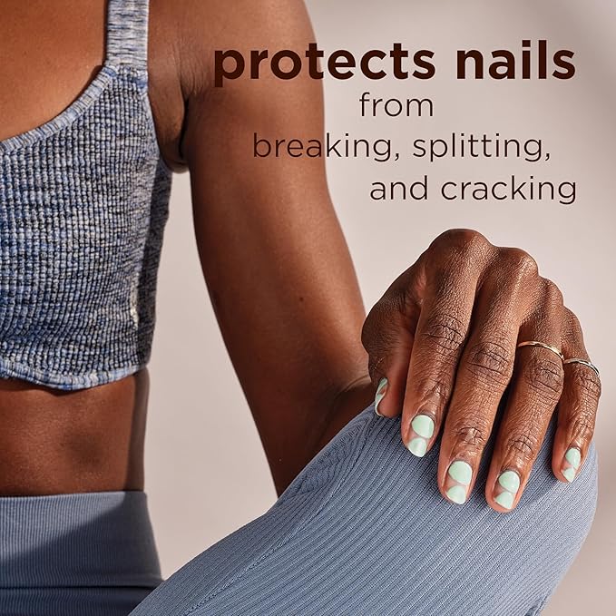 Sally Hansen Color Therapy Nail Polish | Biotin, Argan Oil, Long Lasting, Healthy Nails, Nail Strengthener, Semi-Opaque | 220 Rosy Quartz | Rosy Pink Nail Color