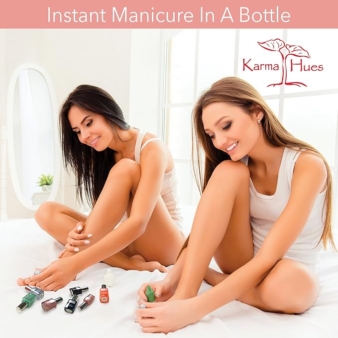 Karma Organic Natural Nail Polish-Non-Toxic Nail Art, Vegan and Cruelty-Free Nail Paint (FIRST KISS)
