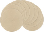 SHACOS 15 inch Round Placemats Set of 8 by SHACOS
