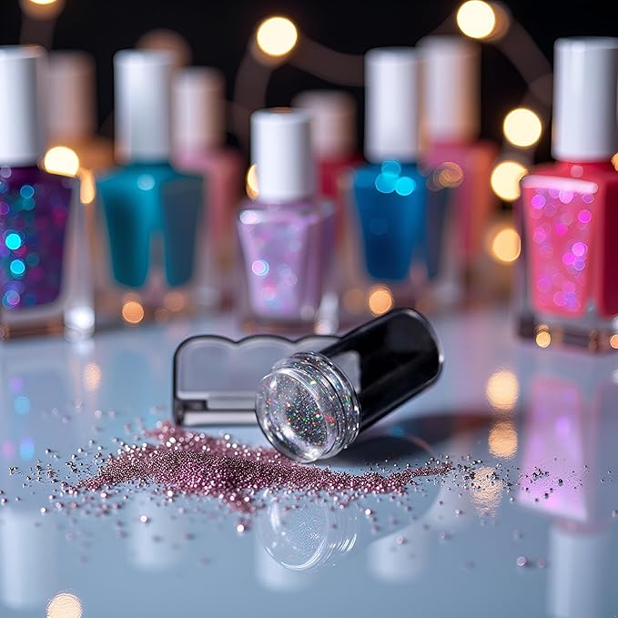 Nail Seal Stamp Silicone Stamper Nail Transfer Print Scraper Plate Transparent Nail Stamper Nail Seal Stamp Manicure Beauty Nail Tool, Nail Art and Polish