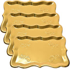 Gift Boutique 10 Gold Rectangle Trays by GiftBoutique