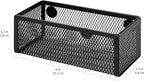 Amazon Basics Magnetic Storage Baskets, Mesh Organizers - Image 5
