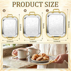 3 Pack Metal Serving Trays - Image 3