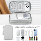 FYY Electronic Organizer, Travel Tech Pouch Bag, Waterproof, Double Layers - Image 6
