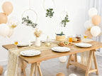 2Pcs Gold Table Runner 10FT Gauze Glitter Wedding Party Decorations | - Image 8