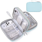FYY Electronic Organizer, Travel Tech Pouch Bag, Mint Green | Wrist Strap by FYY