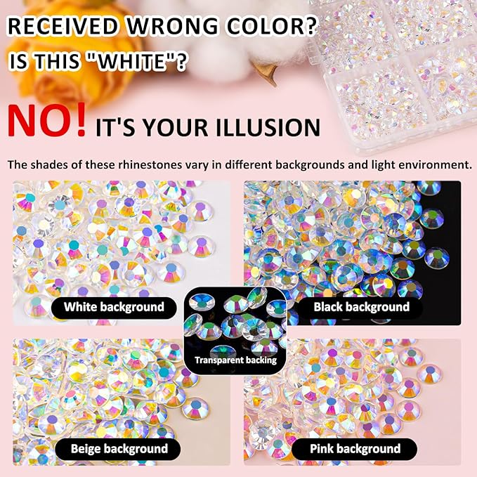 30000Pcs Resin Rhinestones for Bedazzling with Tweezers, Transparent AB Rhinestones for Crafting with B7000 Jewelry Glue for DIY Crafts Clothing Tumblers Shoes Fabric Nail Art