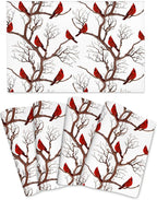 Winter Cardinal Christmas Placemats Set of 4 by Unknown