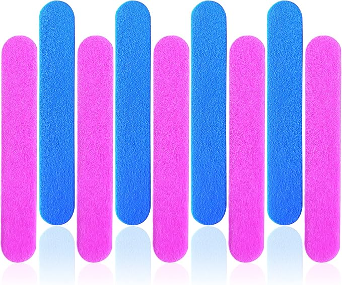 200 Pcs Disposable Nail Files Professional Double Sided Emery Boards Manicure Pedicure Tools（3.35Inch）