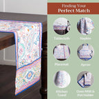 Maison d' Hermine Table Runner 100% Cotton 14.50" x 108" | Table Runners 108 - Image 5