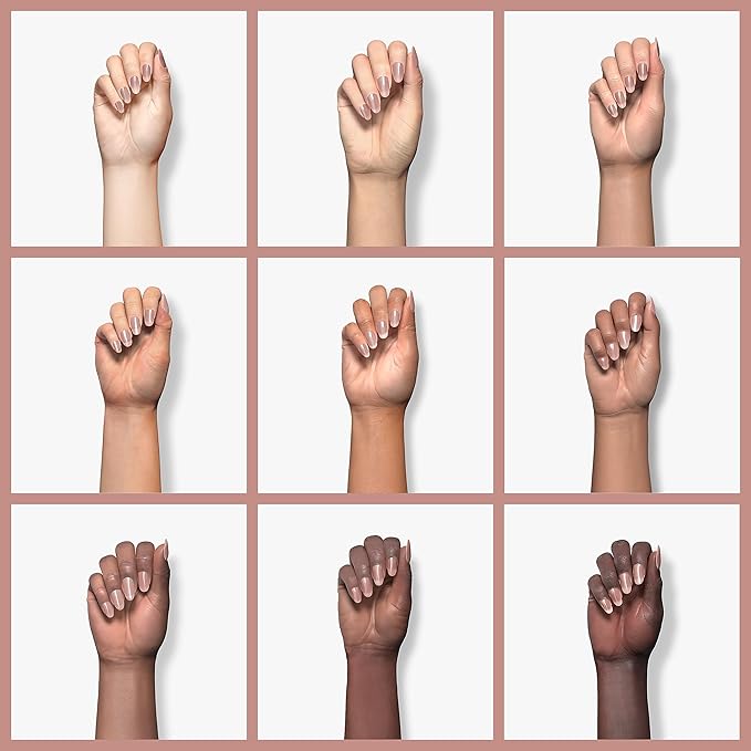 GAOY Jelly Nude Pink Gel Nail Polish, 16ml Sheer Natural Brown Translucent Color 1302 UV Light Cure Gel Polish for Nail Art DIY Manicure and Pedicure at Home