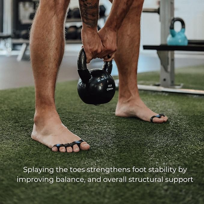 The Toe Spacer FLEX | Recovery from the Ground Up, Correct Bunions, Plantar Fasciitis, & Correct Toes | Adjustable Unisex Toe Spacer, perfect for first time users - Relieve Foot Pain and Tension
