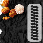 12 Pack Black Cheesecloth Table Runner 17 x 108 Inch Gauze Table Runner Fabric by Unknown