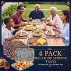 4 Pieces Bohemian Serving Trays - Image 5