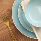 Gibson Elite Pine Coast Plates and Bowls Sets, 12-Piece Stoneware Dinnerware - Image 4