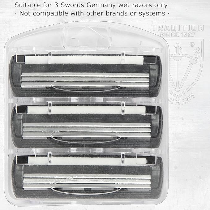 3 Swords Germany - Replacement blades for Men's Travel Set