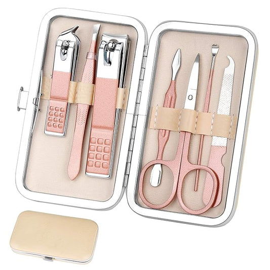 Manicure Set Women Nail Clippers Set Nail kit Manicure Pedicure Kits Professional Grooming Kit Nail Care Gift for Women Nail Sets Ultra Sharp Suitable for Home Travel Foot Hand Care Tools