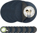 Fyvva Placemats Set of 12, Stain & Scratch Resistant, by Fyvva