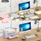 Desk Organizer, 4-Tier Desktop File Organizer - Image 2