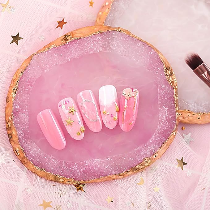 20 Nail Art Brushes with Nail Palette & Tips - Manicure Design Tools