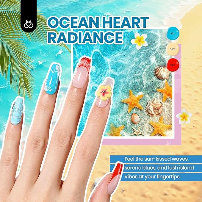 Beetles Gel Nail Polish Set - 44 PCS Brown Nude Burgundy Gel Polish Winter Nails Fairytale Town Collection with 4Pcs Base Glitter Matte Glossy Top Coat Soak off Uv Gel DIY Manicure
