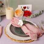 Handmade Floral Napkin Rings, Hydrangea & Eucalyptus Leaf Spring Decoration - Image 6