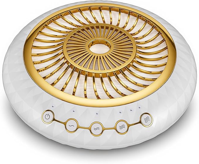 Nail Dust Collector 5000RPM Quiet Vacuum Fan with Dustwith Reusable Filter for Home & Salon Manicure - Beginners & Pros